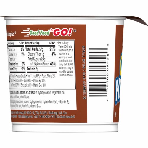 Kellogg's® Cocoa Krispies Cereal Cup Perspective: top