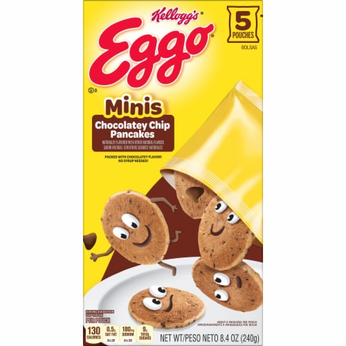 Kellogg's® Eggo® Minis Chocolatey Chip Frozen Pancake Bites Perspective: top