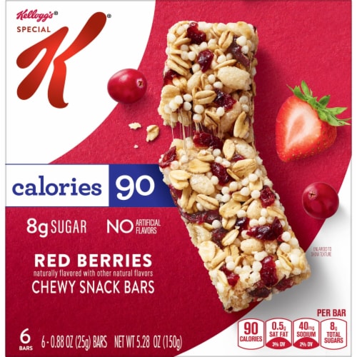 Kellogg's Special K Red Berries Chewy Energy Bars Perspective: top