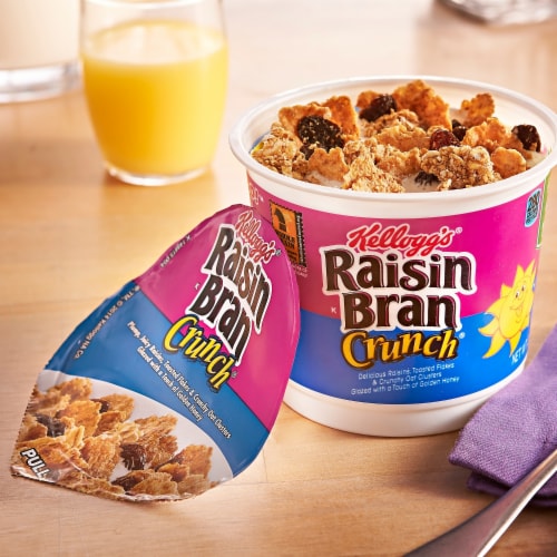Kellogg's® Raisin Bran Crunch Cereal Cups Perspective: top