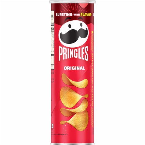 Pringles Potato Crisps Chips Original, 8 oz, 12 Count