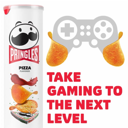 Pringles® Pizza Potato Crisps Chips Perspective: top