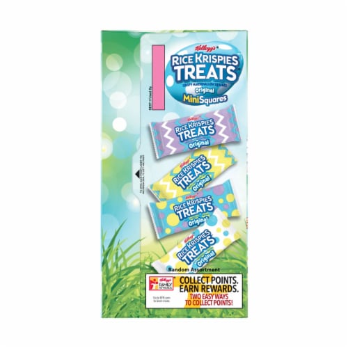 Kellogg's Rice Krispies Treats Original Mini Marshmallow Snack Bars Perspective: top