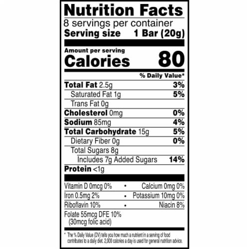 Kellogg's Rice Krispies Treats Marshmallow Snack Bars M&M's Minis Perspective: top