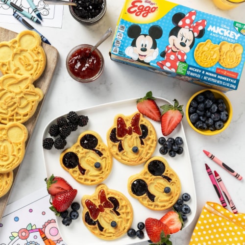 Kellogg's® Eggo® Homestyle Frozen Waffles Perspective: top