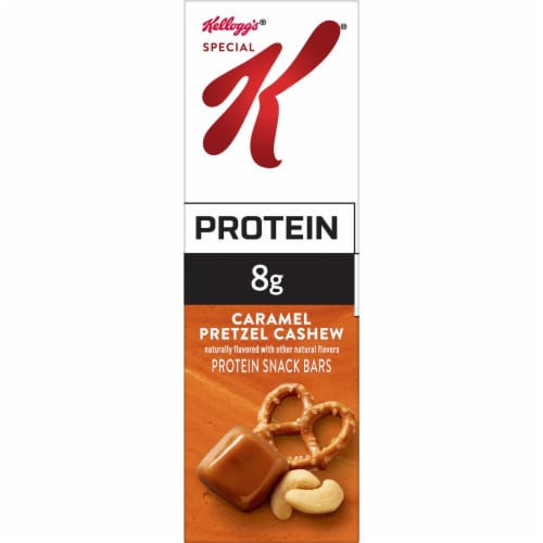Kellogg's Special K Caramel Pretzel Cashew Protein Snack Bars Perspective: top