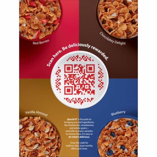 Kellogg's Special K Probiotics Berries and Peaches Breakfast Cereal Perspective: top