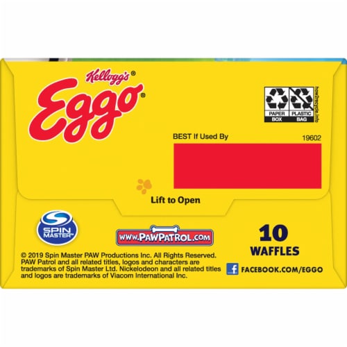 Eggo Homestyle Frozen Waffles Perspective: top