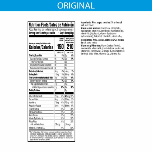Kellogg's® Frosted Krispies Original Cereal Perspective: top