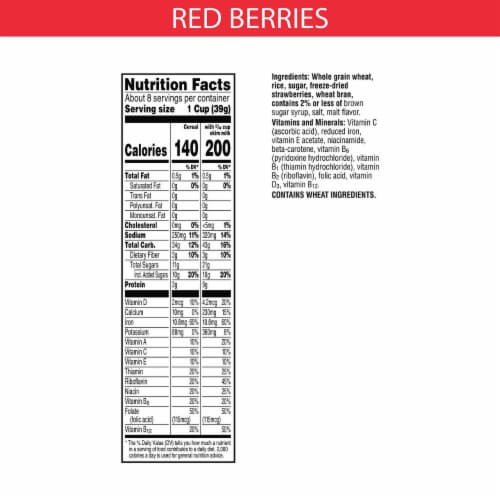 Kellogg's® Special K Red Berries Cereal Perspective: top