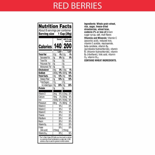 Kellogg's® Special K Red Berries Cereal Perspective: top