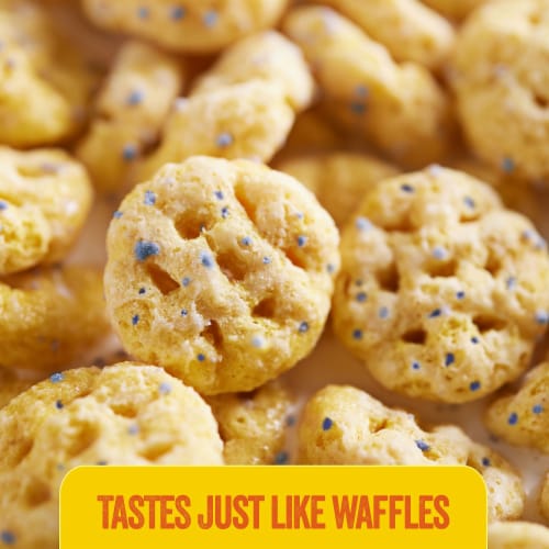 Eggo Blueberry Waffle Breakfast Cereal Perspective: top