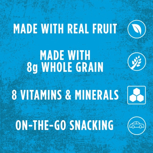 Nutri-Grain Bites Strawberry Mini Breakfast Bars Perspective: top