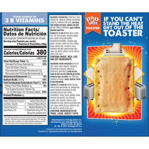 Pop-Tarts Frosted Pumpkin Pie Toaster Pastries Perspective: top