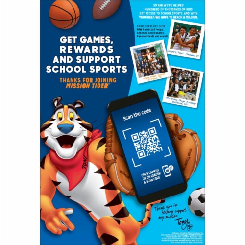 Kellogg's® Frosted Flakes with Marshmallows Cereal Perspective: top