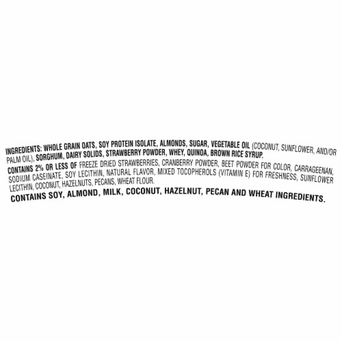 Kellogg's joybol Granola Smoothie Bowl Strawberry Almond with Quinoa Perspective: top