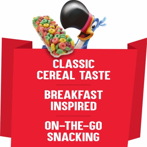Kellogg's Froot Loops Original Cereal Bars Perspective: top