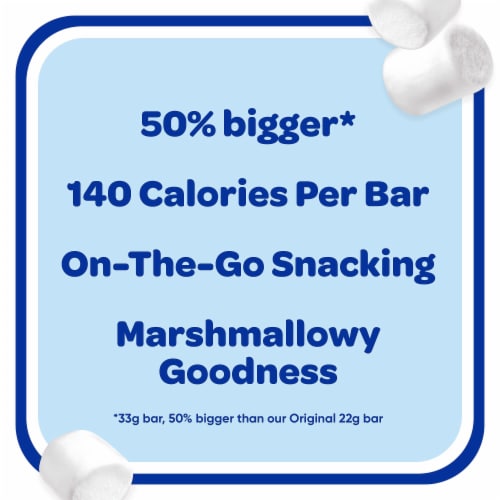 Rice Krispies Treats Homestyle Chocolate Marshmallow Snack Bars Perspective: top