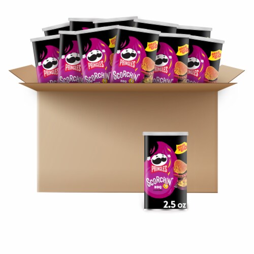 Pringles® Scorchin BBQ Crisps Perspective: top