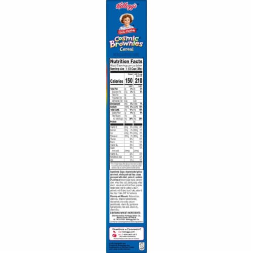 Kellogg's Little Debbie Cosmic Brownies Breakfast Cereal Perspective: top