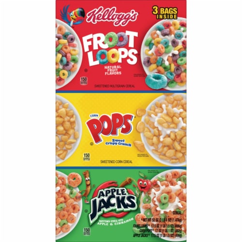 Kellogg's® Variety Pack Bag Cereal Perspective: top