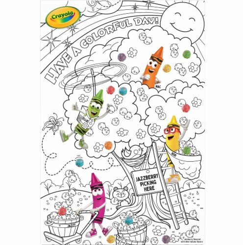 Kellogg's Crayola Breakfast Cereal Jazzberry Perspective: top