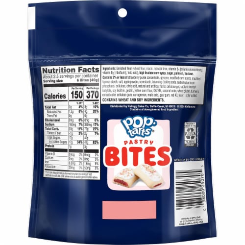 Pop-Tarts Frosted Strawberry Baked Pastry Bites Perspective: top