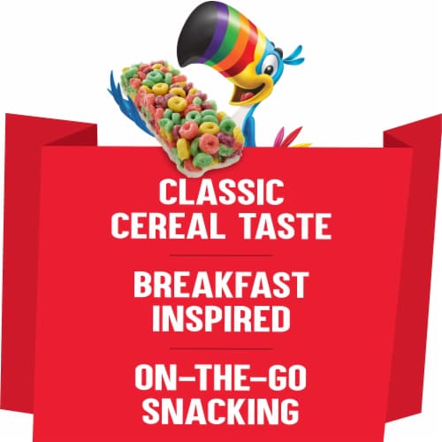 Kellogg's Froot Loops Original Cereal Bars Value Pack Perspective: top