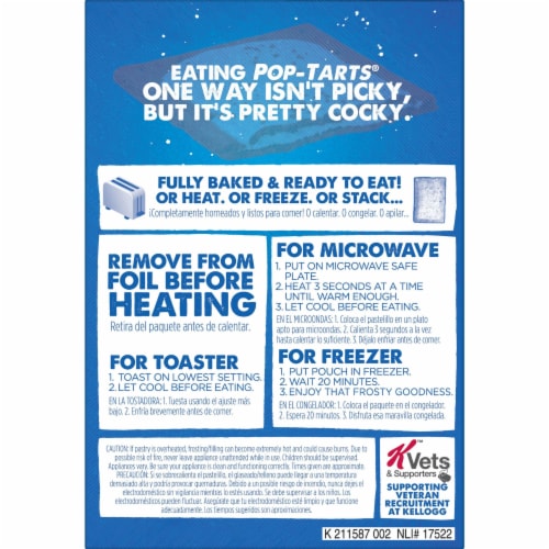 Pop-Tarts Frosted Apple Fritter Toaster Pastries Perspective: top