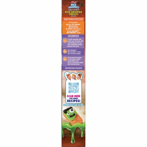 Kellogg's® Rice Krispies Shocking Orange Halloween Cereal Perspective: top