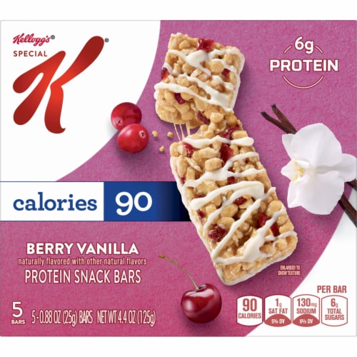 Kellogg's Special K Berry Vanilla Protein Energy Bars Perspective: top