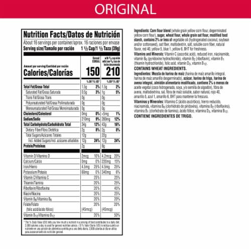 Kellogg's Froot Loops Breakfast Cereal Original Perspective: top
