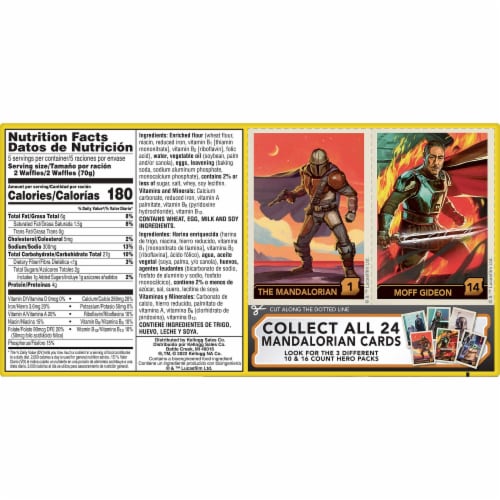 Kellogg's® Eggo® The Mandalorian Galactic Homestyle Waffles Perspective: top
