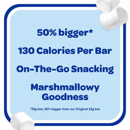 Rice Krispies Treats Homestyle Original Marshmallow Snack Bars Perspective: top