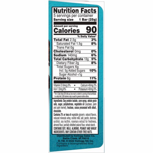 Kellogg's Special K Brownie Sundae Protein Energy Bars Perspective: top