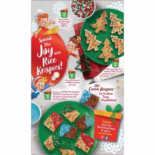 Kellogg's® Rice Krispies Original with Holiday Colors Breakfast Cereal Perspective: top