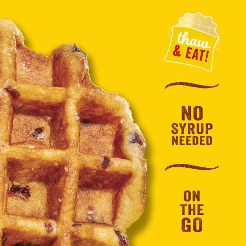 Eggo Strawberry Frozen Grab & Go Waffles Perspective: top