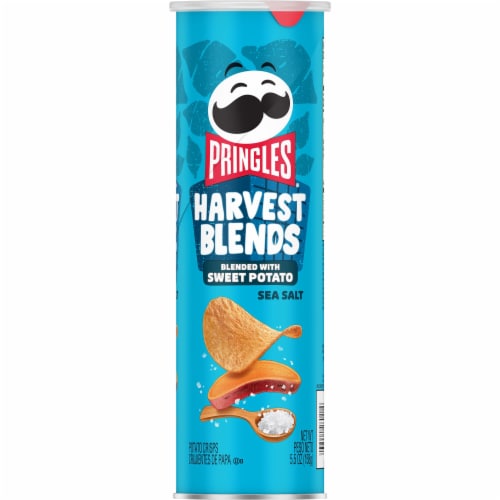 Pringles® Harvest Blends Sea Salt Potato Crisps Chips Perspective: top