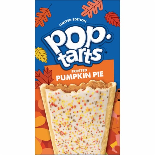 Kellogg's Pop-Tarts Frosted Pumpkin Pie Toaster Pastries Perspective: top