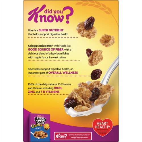 Kellogg's® Raisin Bran Maple Cereal Perspective: top