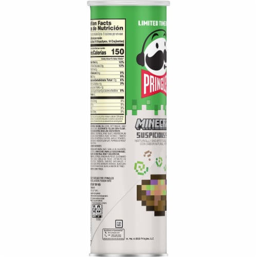 Pringles® Suspicious Stew Potato Crisps Chips Perspective: top