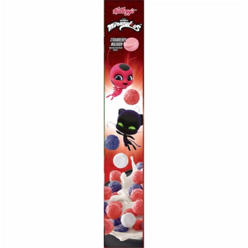 Kellogg's® Miraculous Tales of Ladybug and Cat Noir Strawberry Macaron Cereal Perspective: top