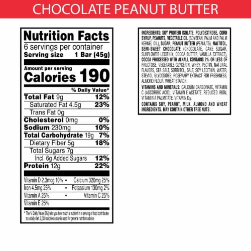 Nature Valley Protein Bar, Peanut Butter Dark Chocolate, 1.42 oz, 30-count