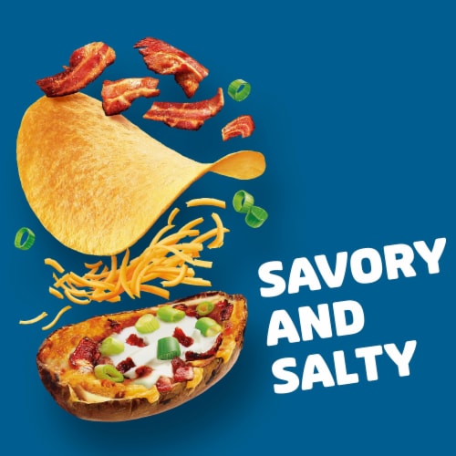 Pringles® Loaded Potato Skins Potato Crisps Chips Perspective: top