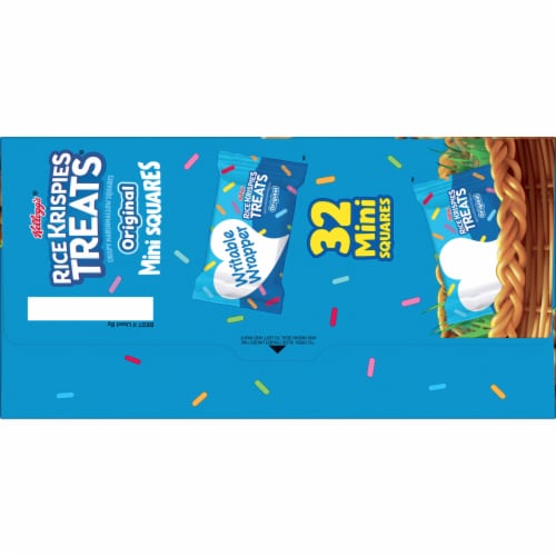 Rice Krispies Treats® Original with Colorful Sprinkles Crispy Mini Marshmallow Squares Perspective: top