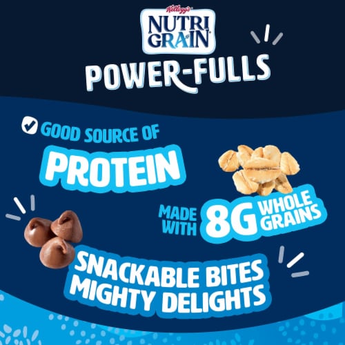 Kellogg's Nutri-Grain Power-Fulls Chocolate Chip Oat Bites Perspective: top