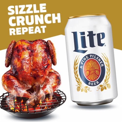 Pringles® Miller Lite Beer Can Chicken Potato Crisps Chips Perspective: top