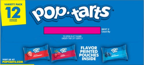 Kellogg's Pop-Tarts Toaster Pastries Variety Pack Perspective: top