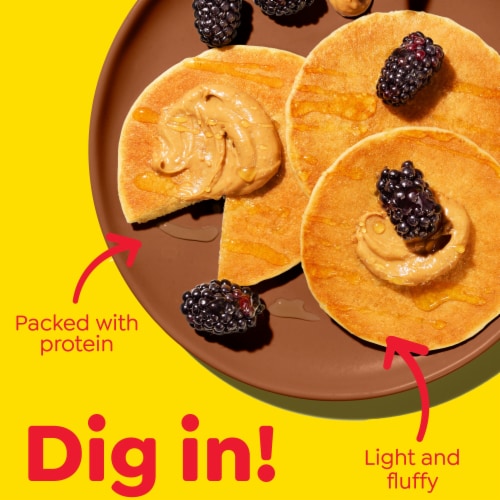 Eggo® Protein Vanilla Frozen Pancakes Perspective: top