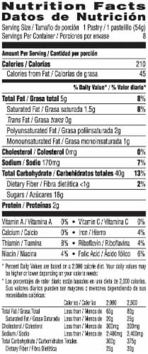 Pop-Tarts Toaster Pastries Frosted Wild! Berry Perspective: top